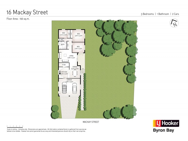 16 Mackay Street, Byron Bay NSW 2481 Floorplan