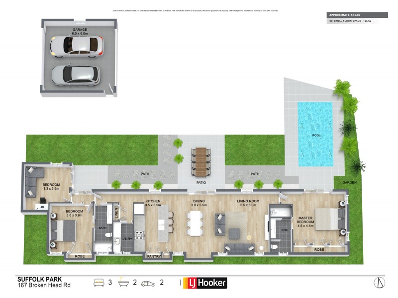 167 Broken Head Road, Suffolk Park NSW 2481 Floorplan