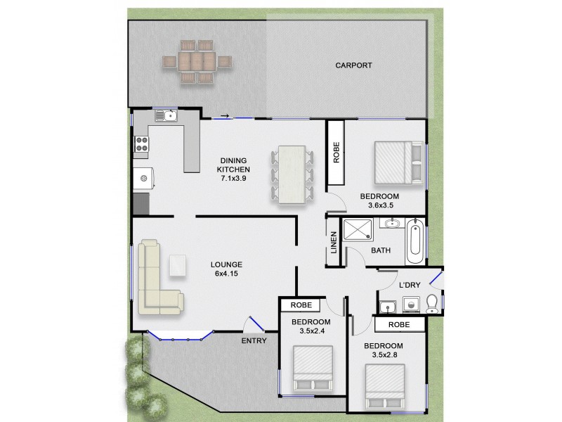 2 Mangobark Court, Byron Bay NSW 2481 Floorplan