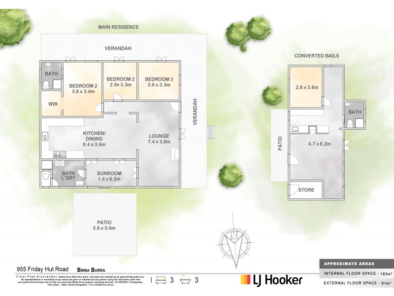 955 Friday Hut Road, Binna Burra NSW 2479 Floorplan