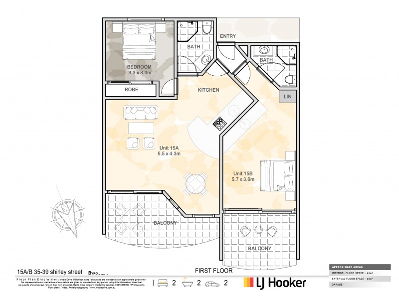 Unit 15/35-39 Shirley Street, Byron Bay NSW 2481 Floorplan