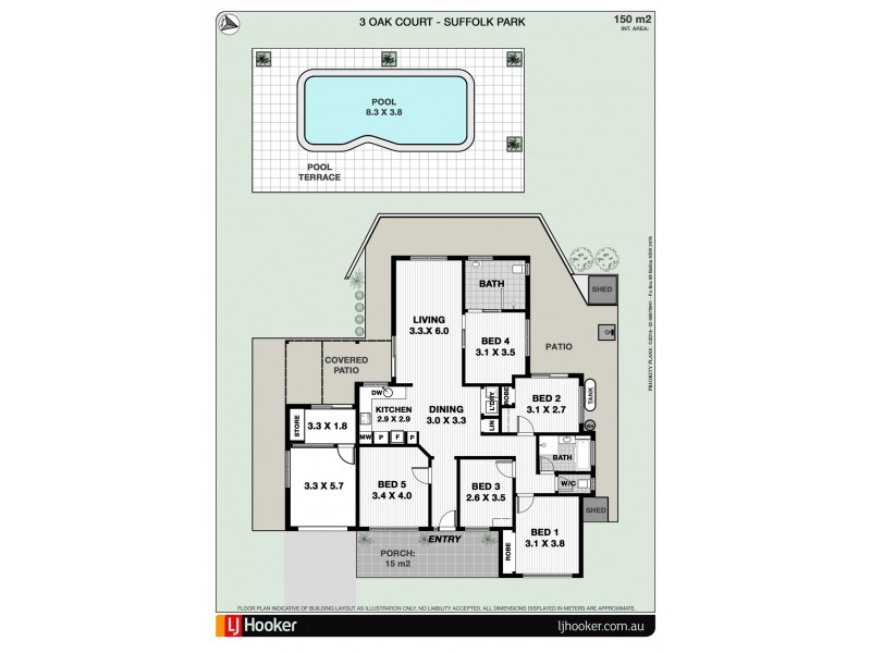 3 Oak Court, Suffolk Park NSW 2481 Floorplan