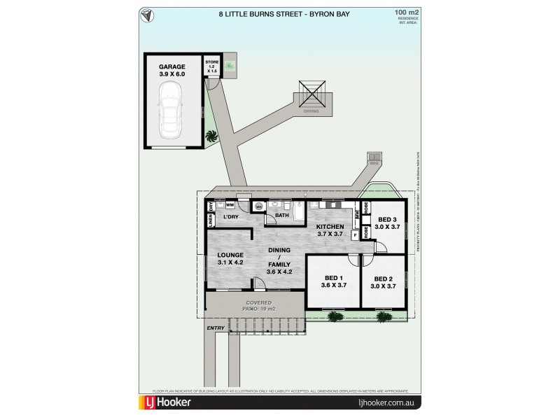 8 Little Burns Street, Byron Bay NSW 2481 Floorplan