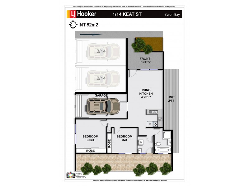 1/14 Keat Street, Byron Bay NSW 2481 Floorplan