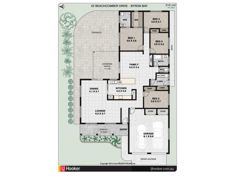 22 Beachcomber Drive, Byron Bay NSW 2481 Floorplan