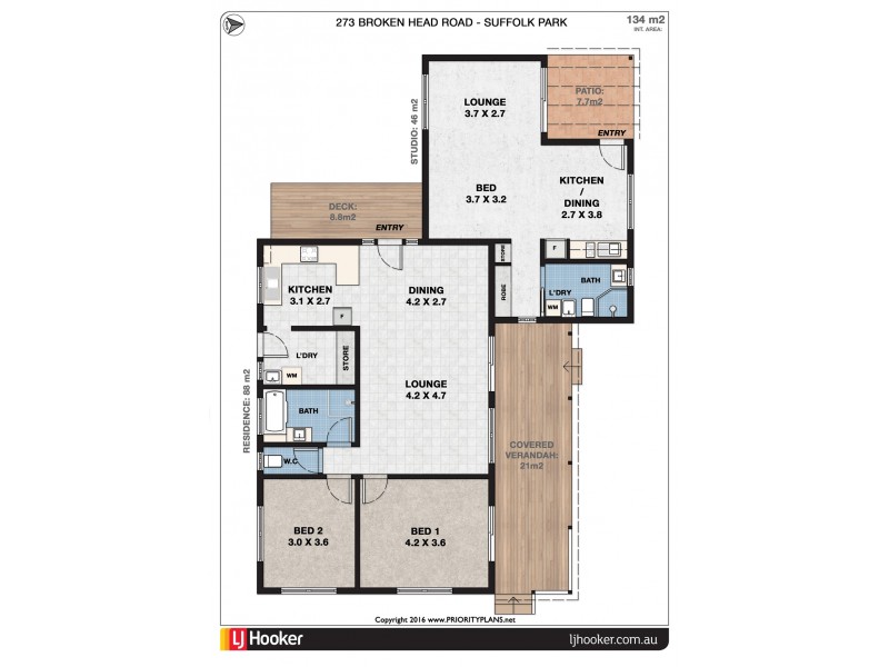 237 Broken Head Road, Suffolk Park NSW 2481 Floorplan