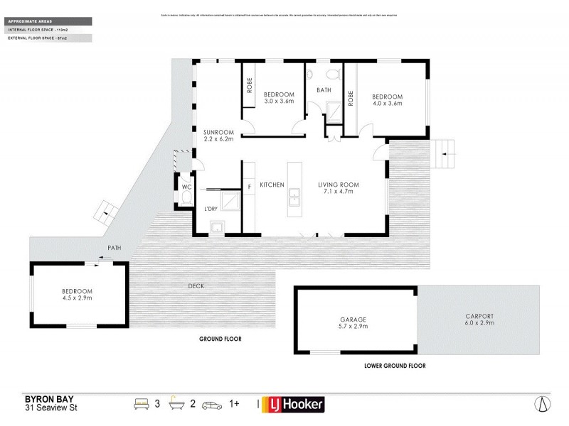 31 Seaview Street, Byron Bay NSW 2481 Floorplan
