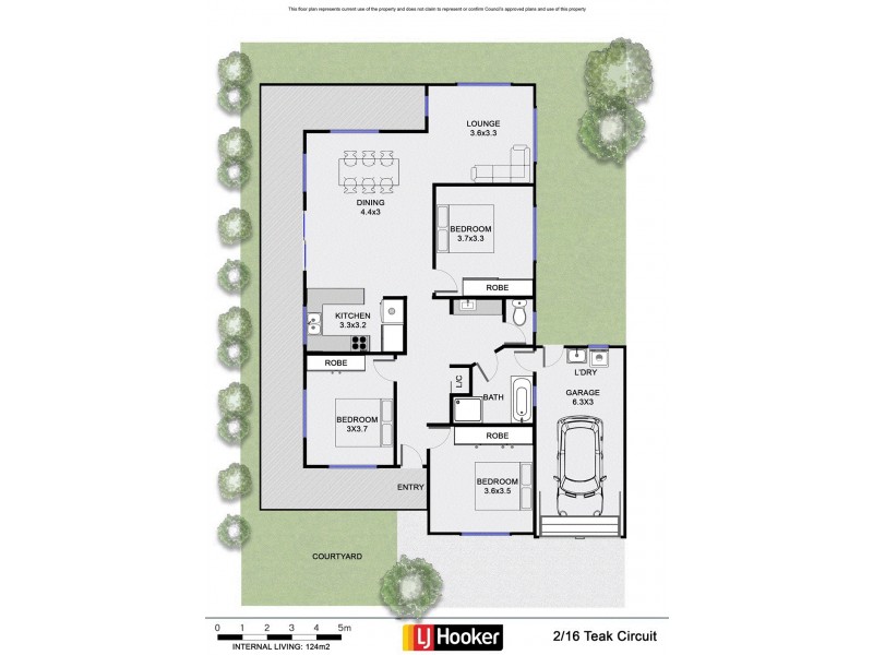 2/16 Teak Circuit, Suffolk Park NSW 2481 Floorplan
