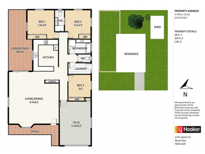 8 Milton Street, Byron Bay NSW 2481 Floorplan
