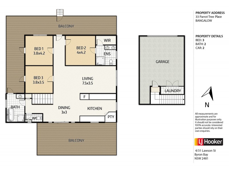 33 Parrot Tree Place, Bangalow NSW 2479 Floorplan