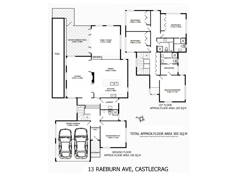 13 Raeburn Avenue, Castlecrag NSW 2068 Floorplan
