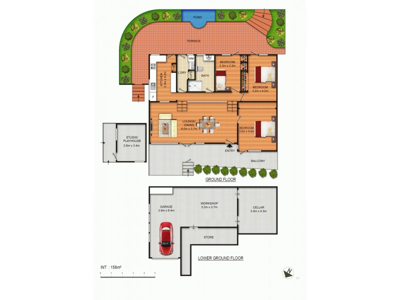 46 Sunnyside Crescent, Castlecrag NSW 2068 Floorplan