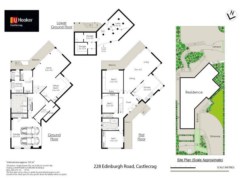 228 Edinburgh Road, Castlecrag NSW 2068 Floorplan