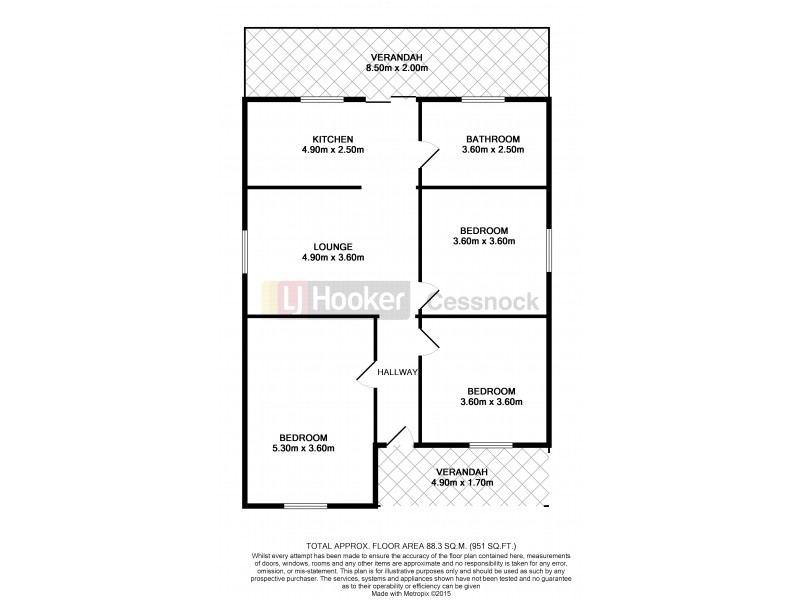 42 Shedden Street, Cessnock NSW 2325 Floorplan