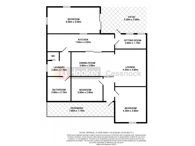 1 Mary Street, Bellbird NSW 2325 Floorplan