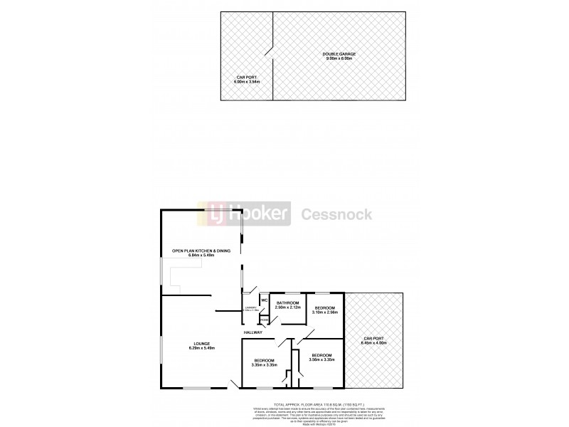 93 Macquarie Avenue, Cessnock NSW 2325 Floorplan