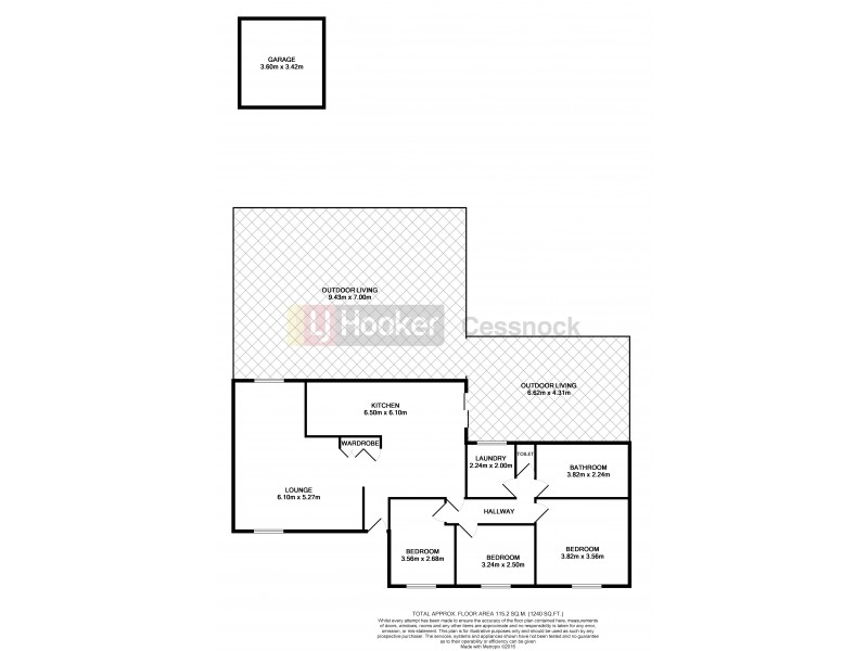 18a Colliery Street, Aberdare NSW 2325 Floorplan