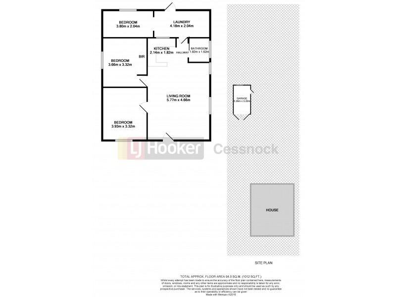 52 Church Street, Cessnock NSW 2325 Floorplan