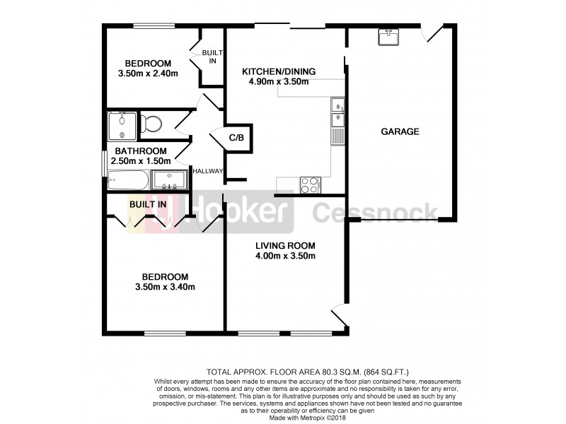 1/43 Hebburn Street, Pelaw Main NSW 2327 Floorplan