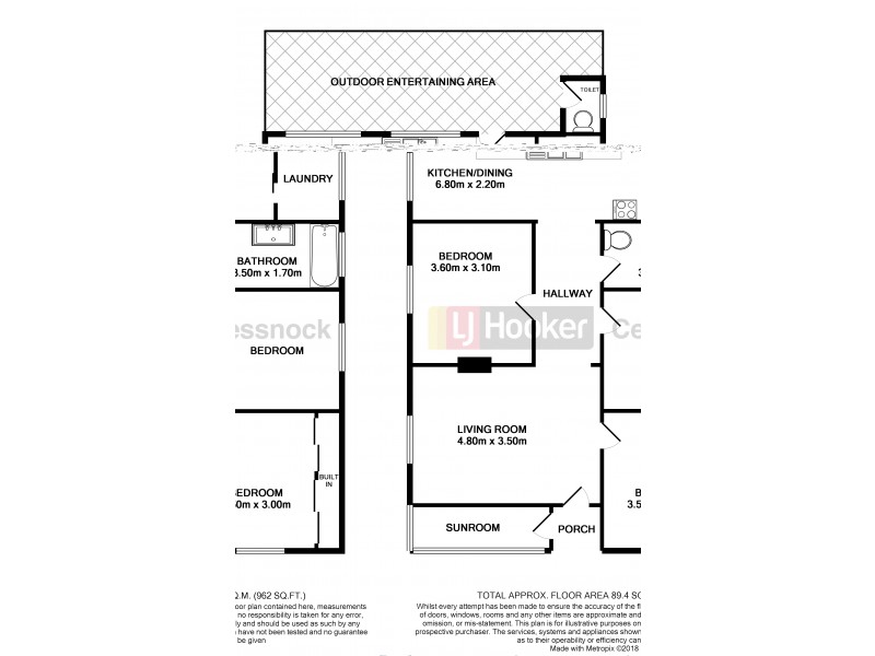 9 Condon Avenue, Cessnock NSW 2325 Floorplan