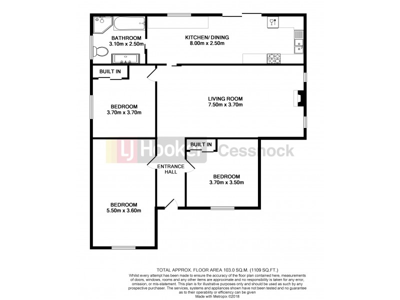 126 Rawson Street, Aberdare NSW 2325 Floorplan