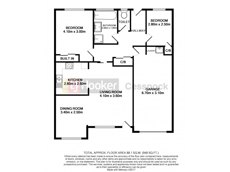 Unit 6/12 Chidgey Street, Cessnock NSW 2325 Floorplan