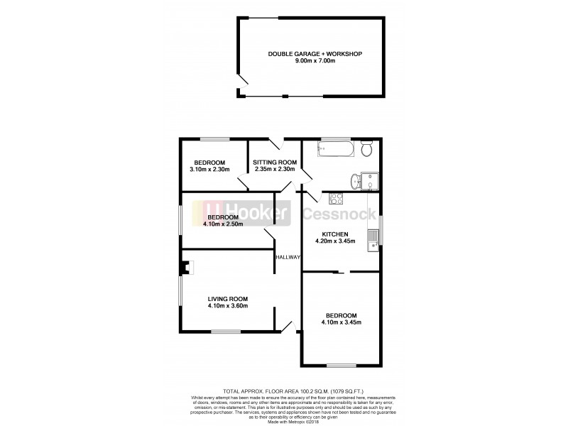 141 Northcote Street, Aberdare NSW 2325 Floorplan