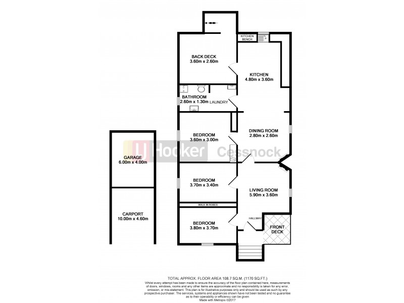 7A Doyle Street, Cessnock NSW 2325 Floorplan