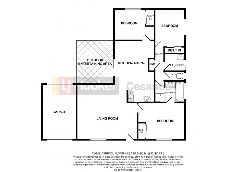 16 Casson Avenue, Cessnock NSW 2325 Floorplan