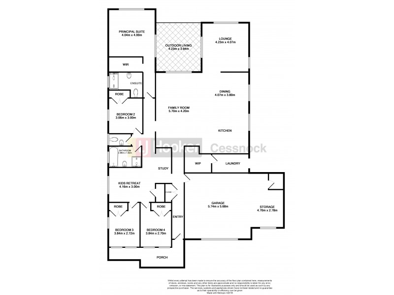 11 Dunnett Avenue, North Rothbury NSW 2335 Floorplan