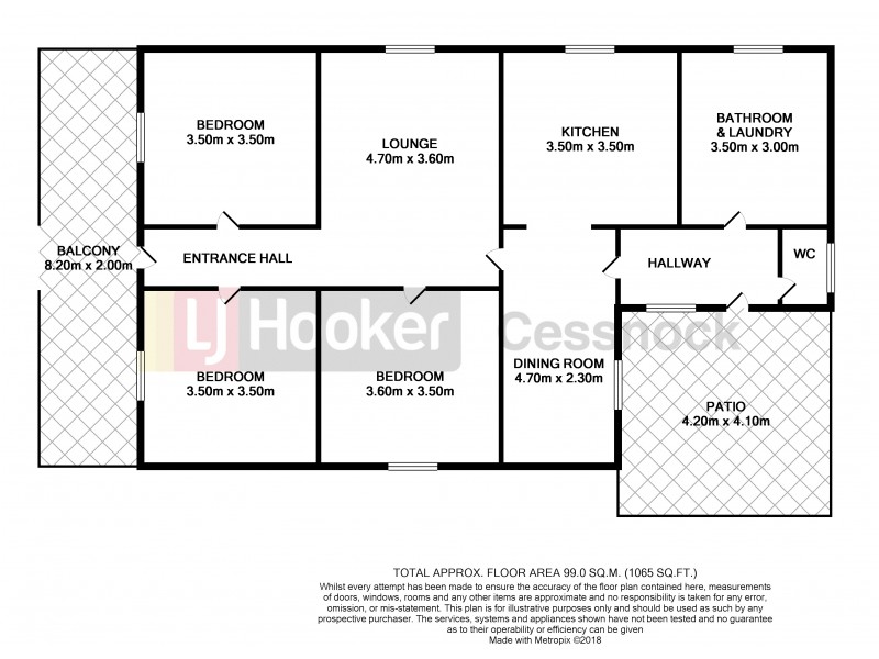 4 Florence Street, Cessnock NSW 2325 Floorplan