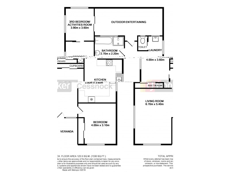 7 Sperry Street, Cessnock NSW 2325 Floorplan