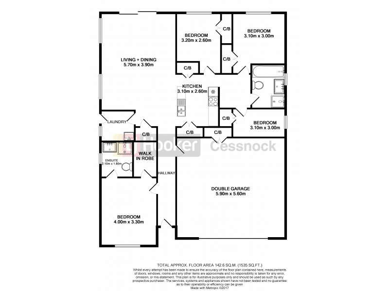 100a Alkira Ave, Cessnock NSW 2325 Floorplan