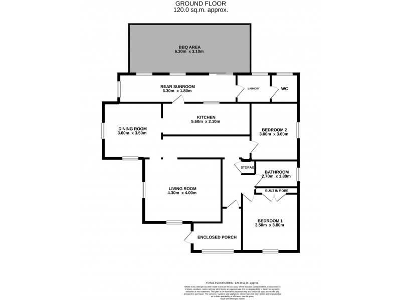 258 Vincent Street, Cessnock NSW 2325 Floorplan