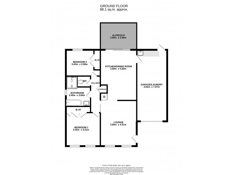 1/94a Rawson Street, Aberdare NSW 2325 Floorplan