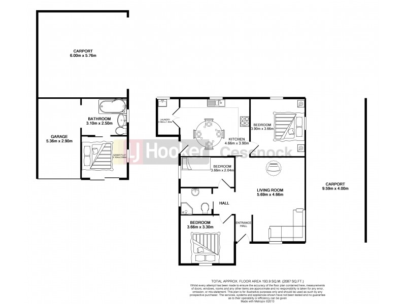 9 Long Street, Cessnock NSW 2325 Floorplan