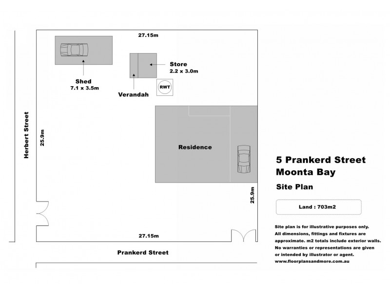 5 Prankerd Street, Moonta Bay SA 5558 Floorplan
