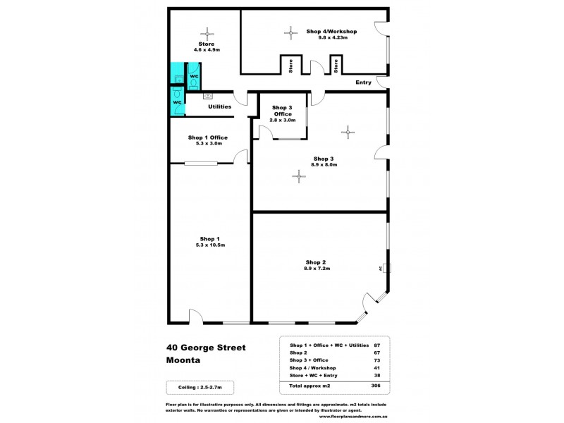 40 George Street, Moonta SA 5558 Floorplan