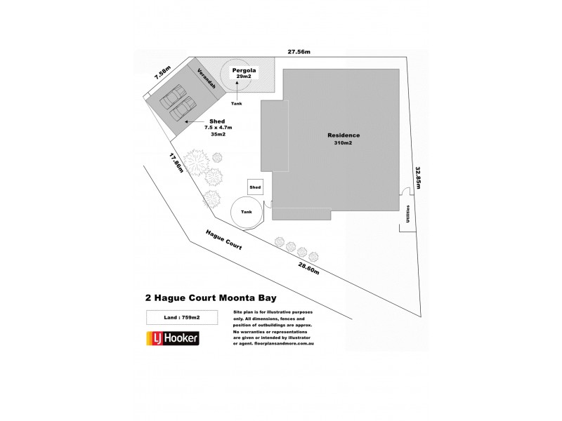 2 Hague Court, Moonta Bay SA 5558 Floorplan