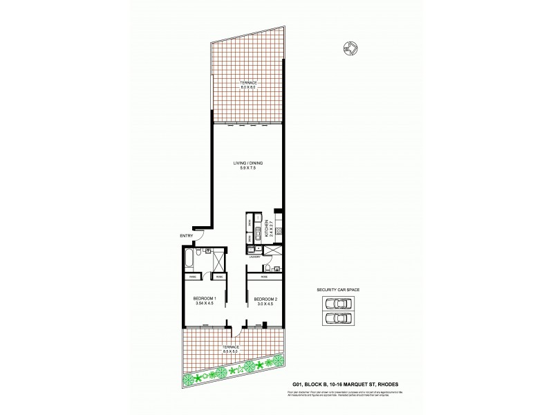 EG01/10-16 Marquet Street, Rhodes NSW 2138 Floorplan