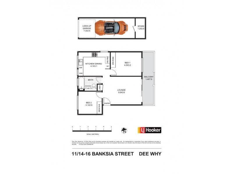 11 14-16 Banksia St, Dee Why NSW 2099 Floorplan