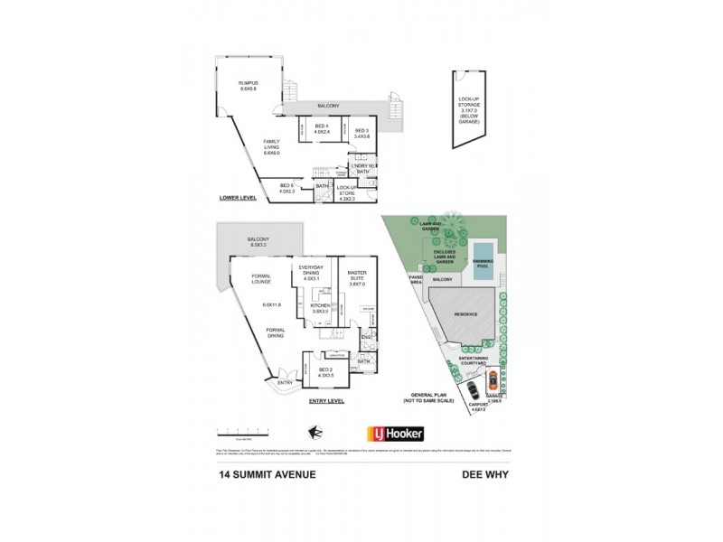 14 Summit Avenue, Dee Why NSW 2099 Floorplan