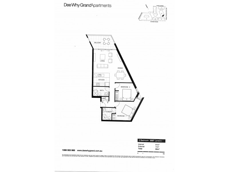 3507/10 Sturdee Parade, Dee Why NSW 2099 Floorplan