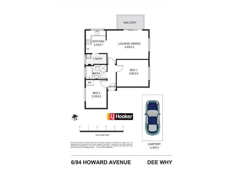 6/94 Howard Avenue, Dee Why NSW 2099 Floorplan