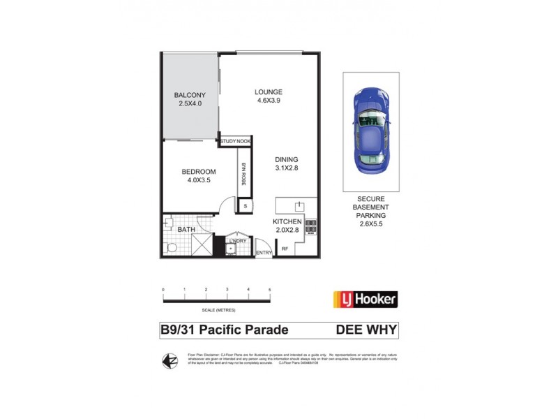 B9/31-37 Pacific Parade, Dee Why NSW 2099 Floorplan