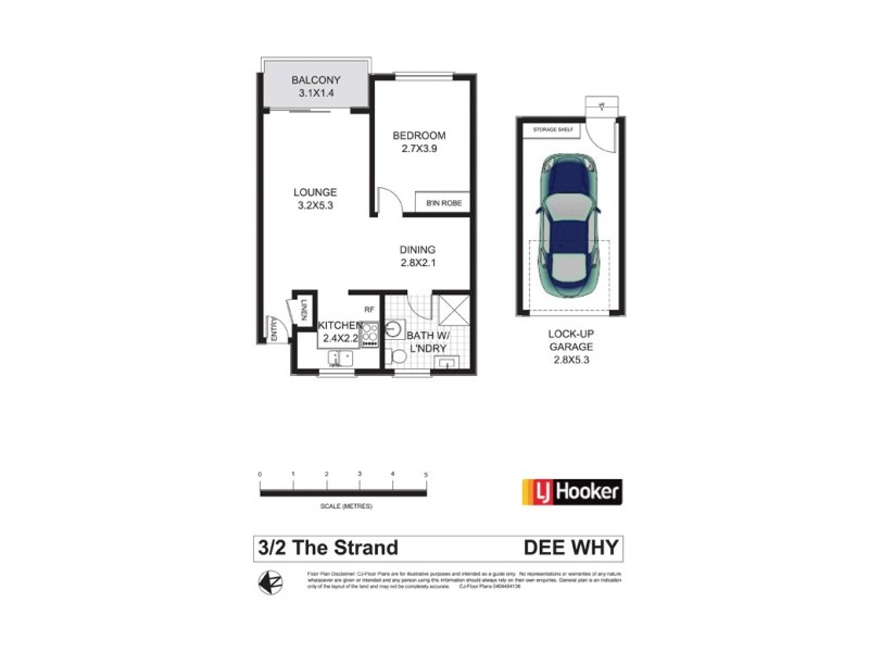 3/2 The Strand, Dee Why NSW 2099 Floorplan