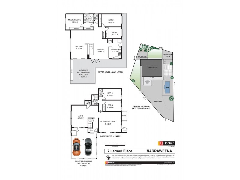 7 Larmer Place, Narraweena NSW 2099 Floorplan
