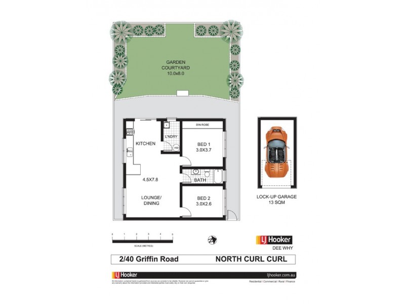 2/40 Griffin Road, North Curl Curl NSW 2099 Floorplan