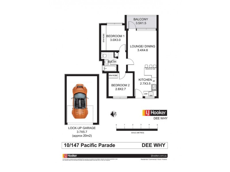 10/147 Pacific Parade, Dee Why NSW 2099 Floorplan