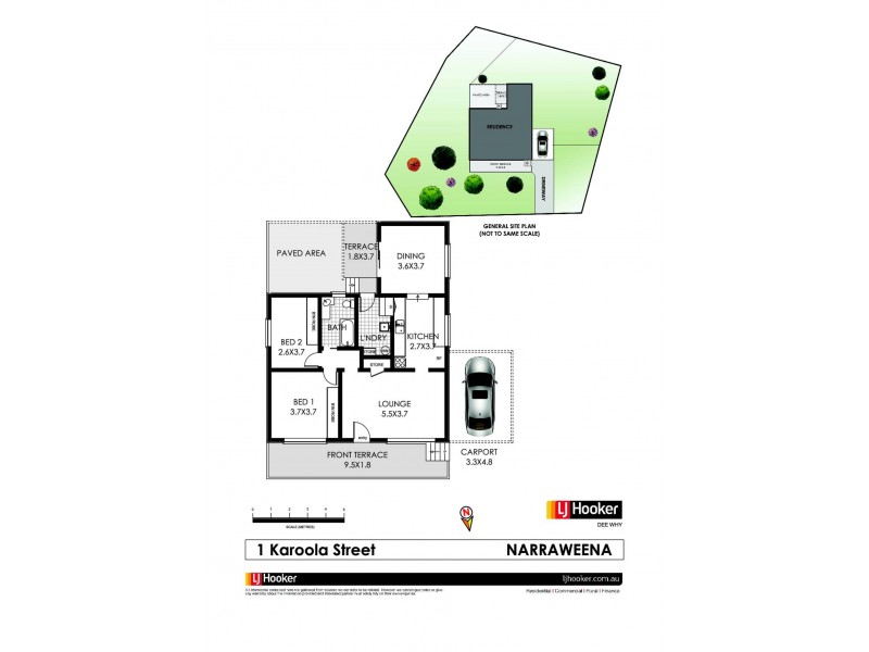 1 Karoola Street, Narraweena NSW 2099 Floorplan